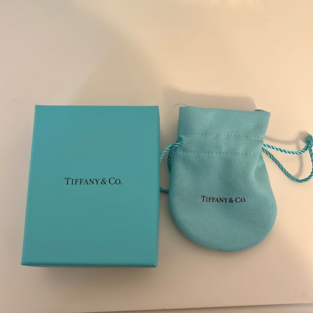Tiffany and Co. Classic  box with pouch.  New
